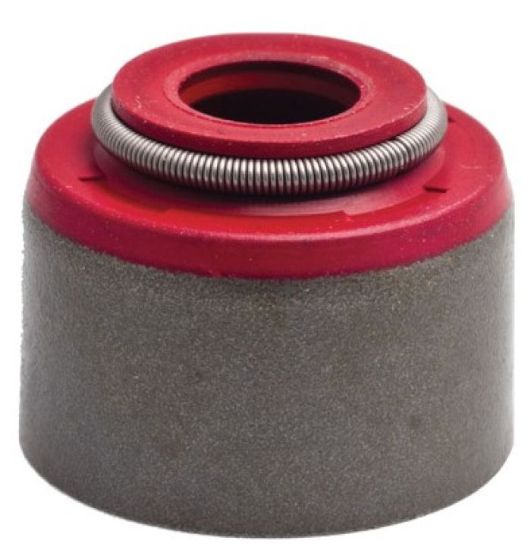 KPMI SEAL, RED VITON, 6.0MM STEM X 0.495" GUIDE (PACK OF 16)