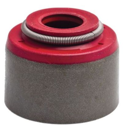 KPMI SEAL, RED VITON, 6.0MM STEM X 0.495" GUIDE (PACK OF 8)