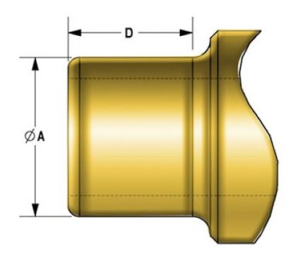 KPMI SEAL, HD OE STYLE, 3/8" STEM X 0.562" GUIDE (PACK OF 16)