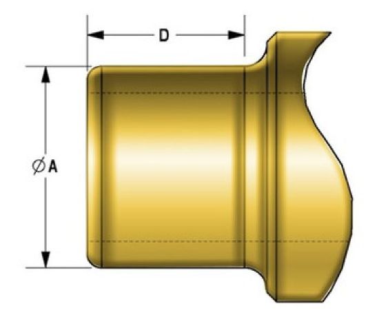 KPMI SEAL, HD OE STYLE, 3/8" STEM X 0.625" GUIDE (PACK OF 16)