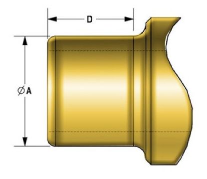 KPMI SEAL, HD OE STYLE, 3/8" STEM X 0.625" GUIDE (PACK OF 50)