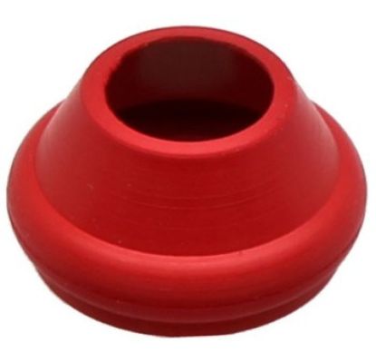 KPMI SEAL, RED VITON, 8.0MM STEM X 0.475 GUIDE (PACK OF 50)