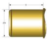 KPMI SEAL, RED VITON, 6.0MM STEM X 0.475" GUIDE (PKG. OF 8)