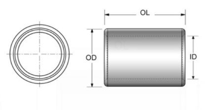 KPMI DOWEL PIN, STEEL (PKG. OF 8), 0.5575" OD