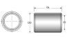 KPMI DOWEL PIN, STEEL (PKG. OF 20), 0.5575" OD