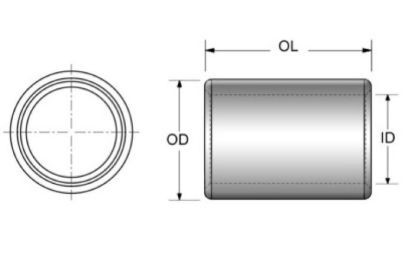 KPMI DOWEL PIN, STEEL (PKG. OF 20), 0.5575" OD