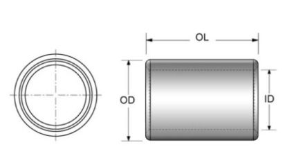 KPMI DOWEL PIN, STEEL (PKG. OF 20), 0.4365" OD