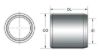 KPMI DOWEL PIN, STEEL (PKG. OF 8), 0.4365" OD