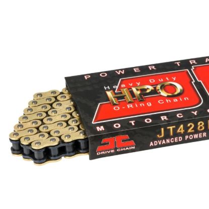 428 HPO CHAIN 124-SL GOLD & BLACK