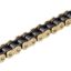 428 HPO CHAIN 128-SL GOLD & BLACK