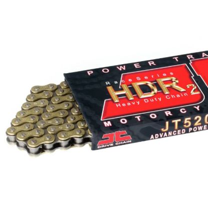 520 HDR CHAIN 114-SL GOLD & BLACK