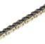 520 HDR CHAIN 120-SL GOLD & BLACK