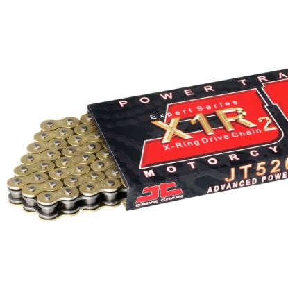 520 X1R CHAIN 114-DL GOLD & BLACK