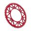 REAR ALLOY SPROCKET RED 49-TOOTH