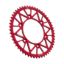 REAR ALLOY SPROCKET RED 53-TOOTH