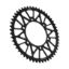 REAR ALLOY SPROCKET BLACK 50-TOOTH