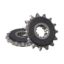FRONT SPROCKET 15 TOOTH W/ RUBBER BUFFER