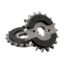 FRONT SPROCKET 18 TOOTH W/ RUBBER BUFFER