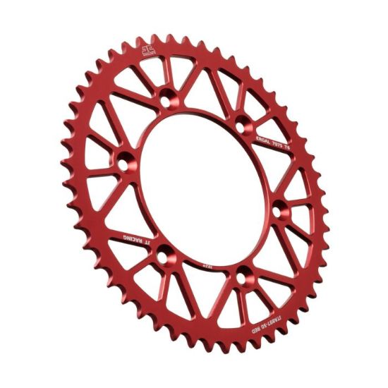 REAR ALLOY SPROCKET RED 50 TOOTH