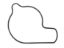 PSYCHIC WATER PUMP COVER GASKET