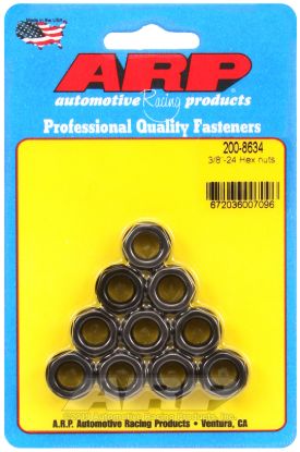 ARP 3/8-24 HEX NUTS PK/10 - 2008634