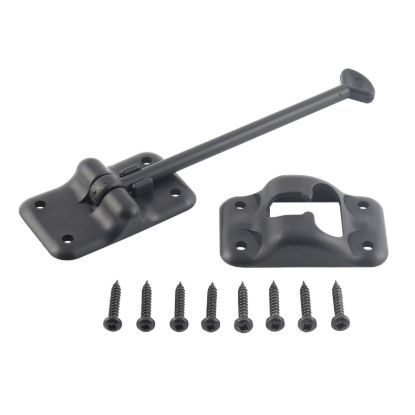 AP PRODUCTS PLASTIC DOOR HOLDBACK 6' BLACK - 013085BL