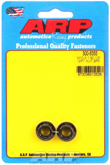 ARP M10X1.50 SS 12PT NUT KIT - 4008345