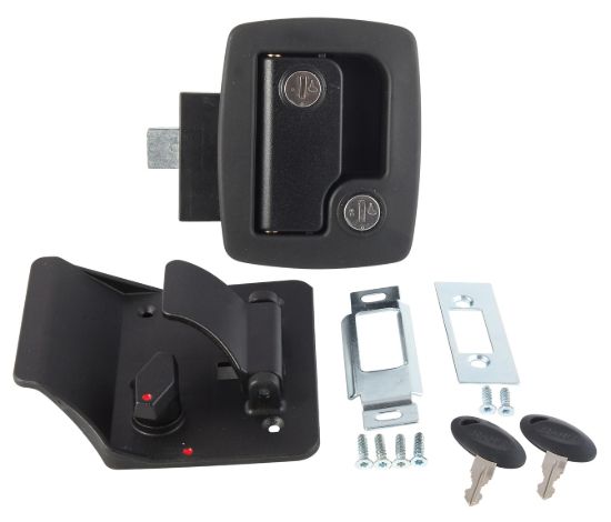 AP PRODUCTS BAUER DOOR LATCH W/KEYS-B - 013520
