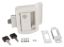AP PRODUCTS METAL TT LOCK W/KEYS WHT - 013571