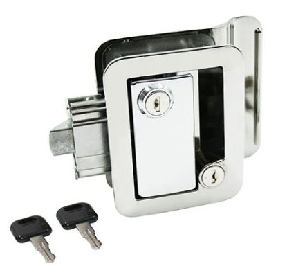 AP PRODUCTS METAL TT LOCK W/KEYS CHR - 013572