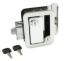 AP PRODUCTS METAL TT LOCK W/KEYS CHR - 013572