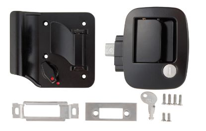 AP PRODUCTS BAUER METAL TRAVEL TRAILER LOCK BLK - 013688