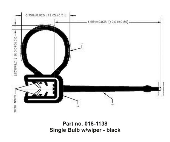AP PRODUCTS SGL BULB W/WIPER 2' X 35' - 0181138