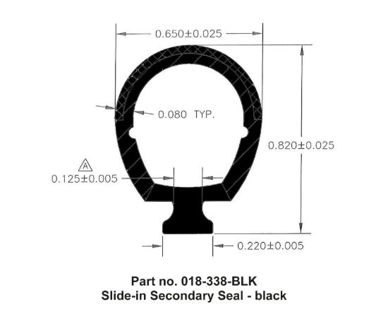 AP PRODUCTS BLACK SLIDE IN SECONDARY - 018338BLK