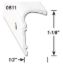 AP PRODUCTS ROOF TRIM P.WHT 8' EA - 021511018