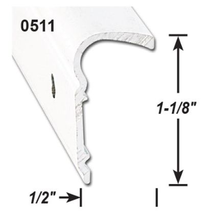 AP PRODUCTS NON ROOF TRIM BLK 6' EA - 021511026
