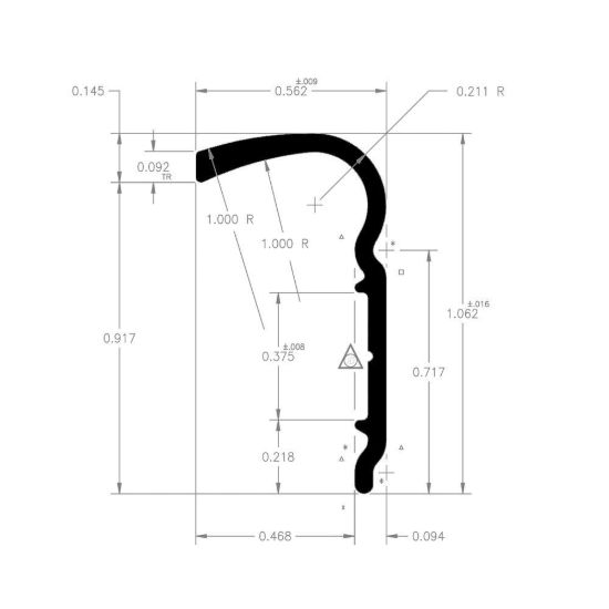 AP PRODUCTS NON ROOF TRIM MILL 8' EA - 021511038