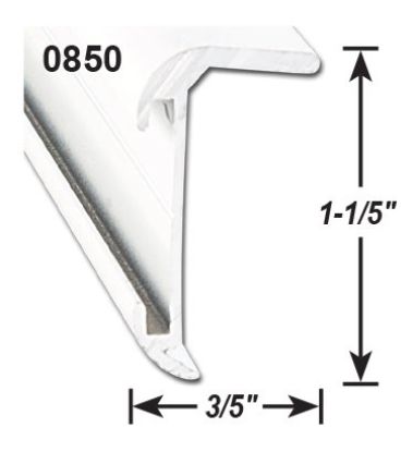 AP PRODUCTS CRNR MOLD BLK 8' EA - 021850028