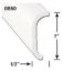 AP PRODUCTS S.LEG NNTRIM P.WHT 16' EA - 0218600116