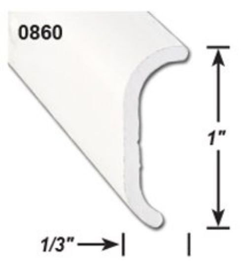 AP PRODUCTS S.LEG NONTRIM P.WHT 8' EA - 021860018