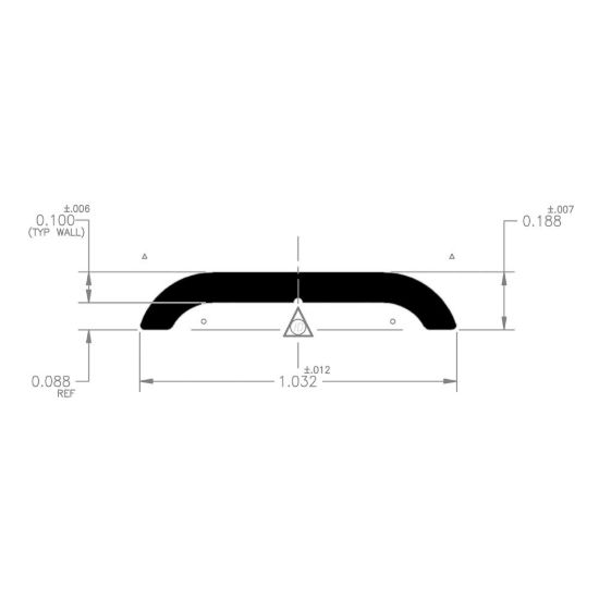 AP PRODUCTS NON FLATTRIM P.WHT 16' EA - 0218720116