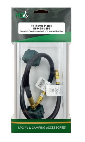 AP PRODUCTS 15' THERMO PIGTAIL  1/4' INVERTED F - MER42515P2