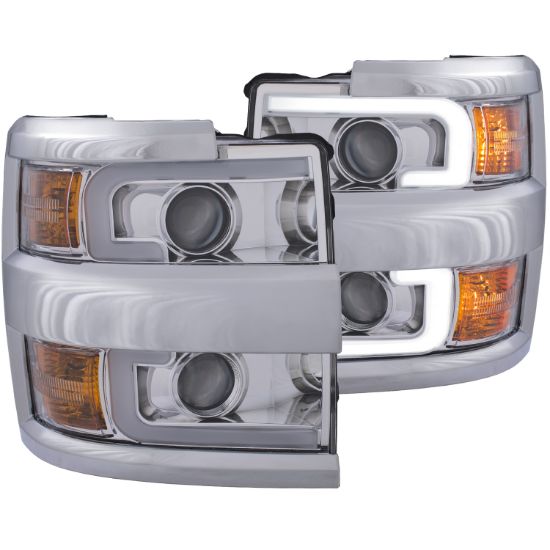 ANZO PROJECTOR HEADLIGHTS W/ PLANK STYLE - 111366
