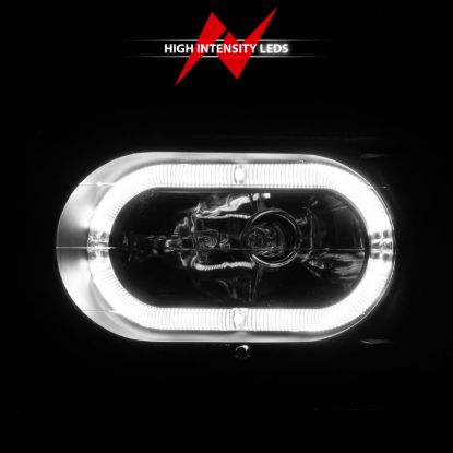 ANZO CRYSTAL HEADLIGHTS BLACK HOUSING W/ - 111507