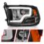 ANZO CRYSTAL HEADLIGHTS W/ LIGHT BAR BLA - 111515