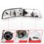 ANZO CRYSTAL HEADLIGHT SET; CLEAR LENS; - 121556