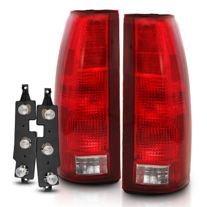ANZO TAIL LIGHT ASSEMBLY; RED/CLEAR LENS - 311300