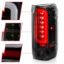 ANZO LED TAILLIGHTS BLACK HOUSING CLEAR - 311350