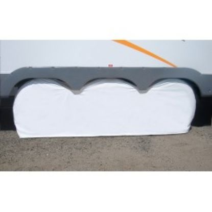 ADCO TRI AXLE TYRE GARD LG WHT - 3982