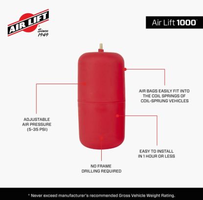 AIR LIFT AIR LIFT 1000 AIR SPRING KIT - 60860